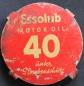 Preview: Essolub Motor Oil 40 "unter Plombenschutz" emailliertes Messingschild 1935 (3360)